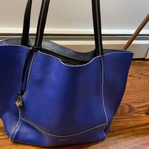 Botkier Soho Blue Leather Tote